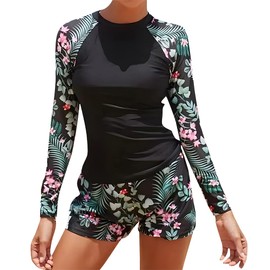 QMCZLA Trajes de Baño Mujer (MX/US, Alfa, Mediano, Regular, Regular, Negro (sin Soporte Interior))