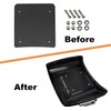 Tour Pack Plate, Inner Metal Base Plate Kit, Laser Cut