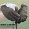 YNR Equestrian Winter Thermal Horse Riding Gloves Synthetic Leather Black