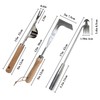 Weed Puller Tool, 3 Pack Stainless Steel Hand Weeder Tool,