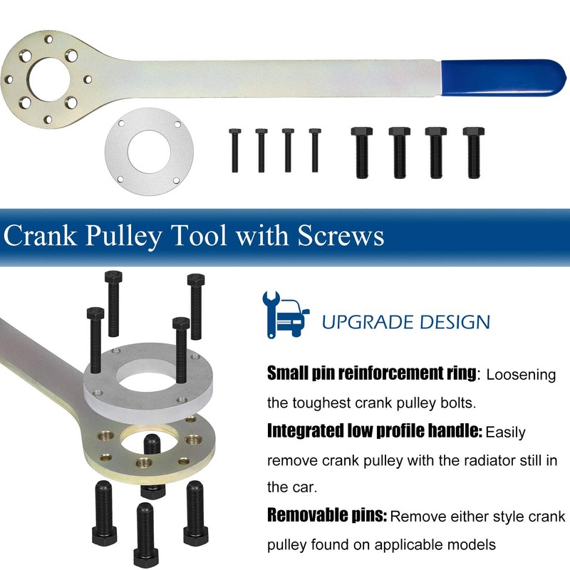 Yoursme Intake/Exhaust Cam Sprocket Wrench Tool & Crank Pulley Wrench