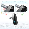 JXTZ Aux Bluetooth 5.3 Adapter for Car, 2 in 1
