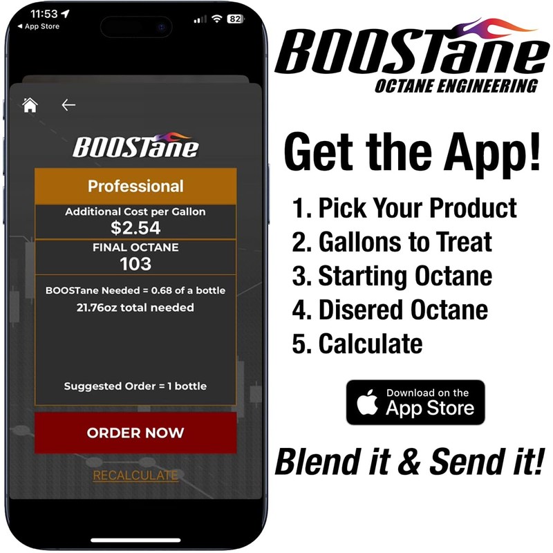 BOOSTane Premium Octane Booster 16oz, Anti Corrosion Against Ethanol, All