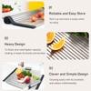 iupilon ProGrade 304 Stainless Steel Rollable Cutting Board & Over-Sink