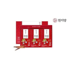 Cheonjiyang 천지양 튼튼쑥쑥 키즈 홍삼 30포 Cheonji Yang Strong Kids Red Ginseng 30 Sachets