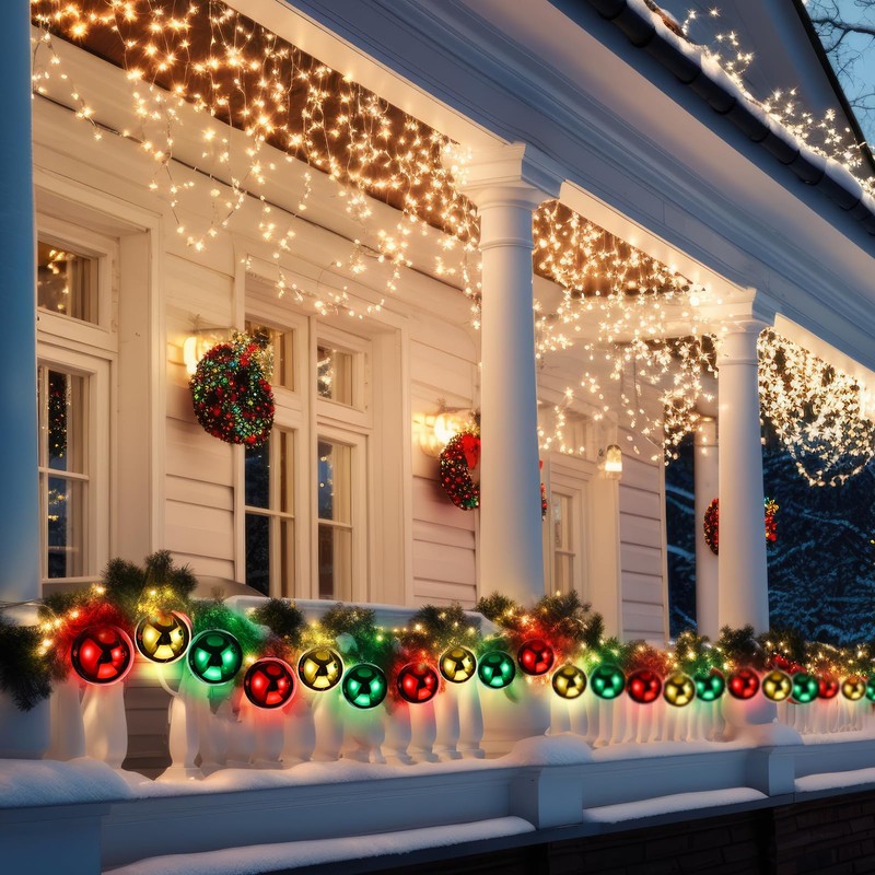 Glooglitter 1 Pcs Christmas Urn Filler Decor Christmas Ball Ornament