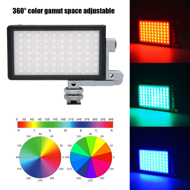 BOLING P1 Fill Light Portable Small Adjustable for Camera RGB