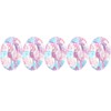 5PCS Round Hand Grip Ring Printed Silicone Fidget Toy Finger