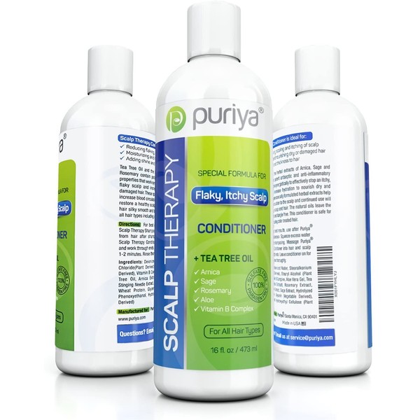 Puriya Sulfate Free Hair Conditioner with Tea Tree Oil, Moisturizing