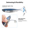 QualyQualy Soft Plastic Lures Swimbait Paddle Tail Shad Lure Bass