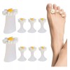 Jelly Therapy Spa Separadores Dedos Silicón Flores, Pedicura, Manicura,