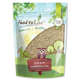 Food to Live Amaranth Flakes, 1 Pound – Flaked Whole Amaranth Seeds, Vegan. Natural Thickener. Good Source of Protein. Great Alternative to Oatmeal. Perfect Base for Granola, Breakfast Cereal