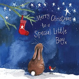 Alex Clark Art Special Little Boy Christmas Card