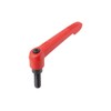 KIPP K0269 Clamping Lever with Male Thread M8X50 Steel and