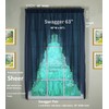 Today's Curtain Emelia Original Voile Swagger Pair 63", Navy, 90"