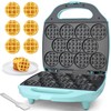 Baker's Friend, Bite-size Mini Waffle Maker for Kids & Adults,