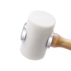 2 Pieces Leather Carving Hammer DIY Leathercraft Wooden Mallet Nylon