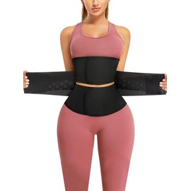 Women's Velcro Waist Trainer Shapewear Belt, Comfortable Breathable Back To School Latex Bodysuit Waist Cincher, Tummy Control Shaper for Daily Gym, Waisttrainer, Fall Wear 2024