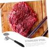 Alipis Double-Sided Meat Mallet for Kitchen Aluminum Beef Hammer Meat