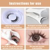 XPEX 2 Pairs of Magnetic Eyelashes Magnetic Eyelashes Reusable Magnetic