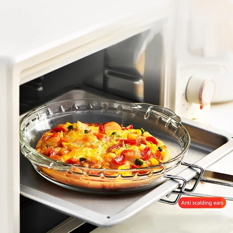 Glass Pie Plate 7" Pie Pans Pie Baking Dishes with
