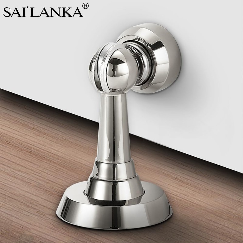 SAILANKA Magnetic Door Stop Brass Heavy Duty Door Stopper Keep