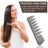 Peine de estilo para hombres con dientes anchos, herramienta profesional