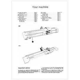 Singer 600, 1110 and 1310 Knitting Machine Instruction Manual Reprint Comb Bound - Printed Manual