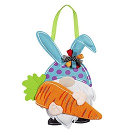 Evergreen Gnome Bunny Door Decor