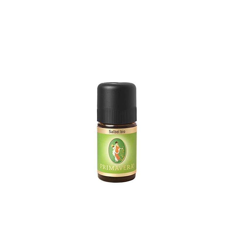 PRIMAVERA Ätherisches Öl Salbei bio 5 ml - Aromaöl, Duftöl,