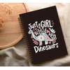 foedor Dinosaur Notebook,Just a Girl Who Loves Dinosaur,Preppy Dinosaur Hardcover