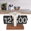 Generic Flip Clock, Retro Digital Flip Desk Shelf Clock, Internal