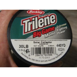 Berkley Trilene Big Game Mono Fishing Line 30 LB 440 Yards Solar Collector
