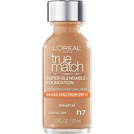 L'Oréal LOREAL True Match Super Blendable Foundation MAKEUP - Neutral Classic Tan N7 NEW