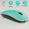 TQQ Wireless Mouse (Sky Blue)