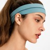 Summer Sports Headband: Badminton & Yoga, Solid Color, Moisture-Wicking Plum Purple 5ea