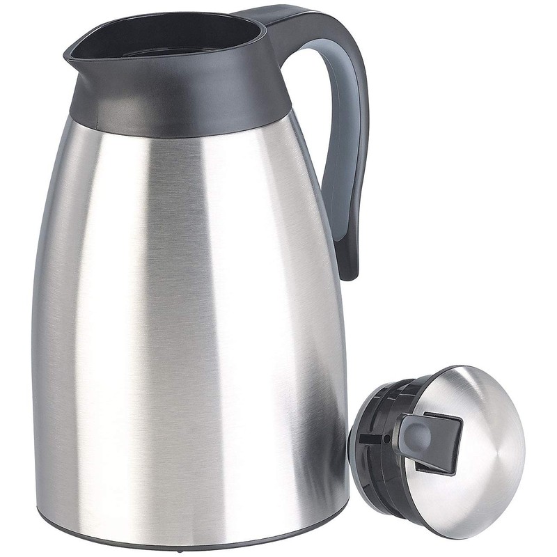 Rosenstein & Söhne Warming Jug: Double-Walled Stainless Steel Vacuum Flask