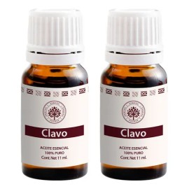 2 Pack Aceite Esencial De Clavo 100% Puro Cuidado Bucal