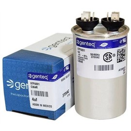 Aerovox - 4 uF MFD x 370 VAC GE Industrial Replacement Capacitor Round # C304R / 97F9201