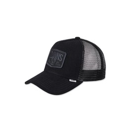 Djinns Trucker Cap HFT Hippy Canvas Black Size: One Size, black