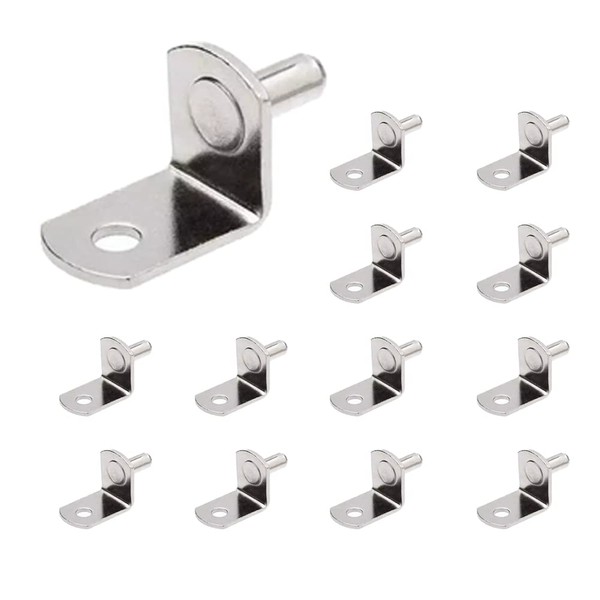 CORTNEY Shelf Support Pegs, 20Pcs 6mm L Shape Metal Shelf