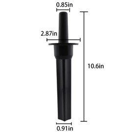 Caishun Cooking Pounding Tool 28.5cm Smoothie Maker Commercial Accessory Wall Breaker Universal Blender Stick Heated Wall Breaker Blender Stick Black