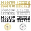 ueslwser 6 Piece DIY Clock Numerals Kit Including Arabic and
