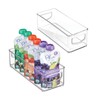 iDesign Plastic Storage Bin with Handles for Kitchen, Fridge, Freezer,