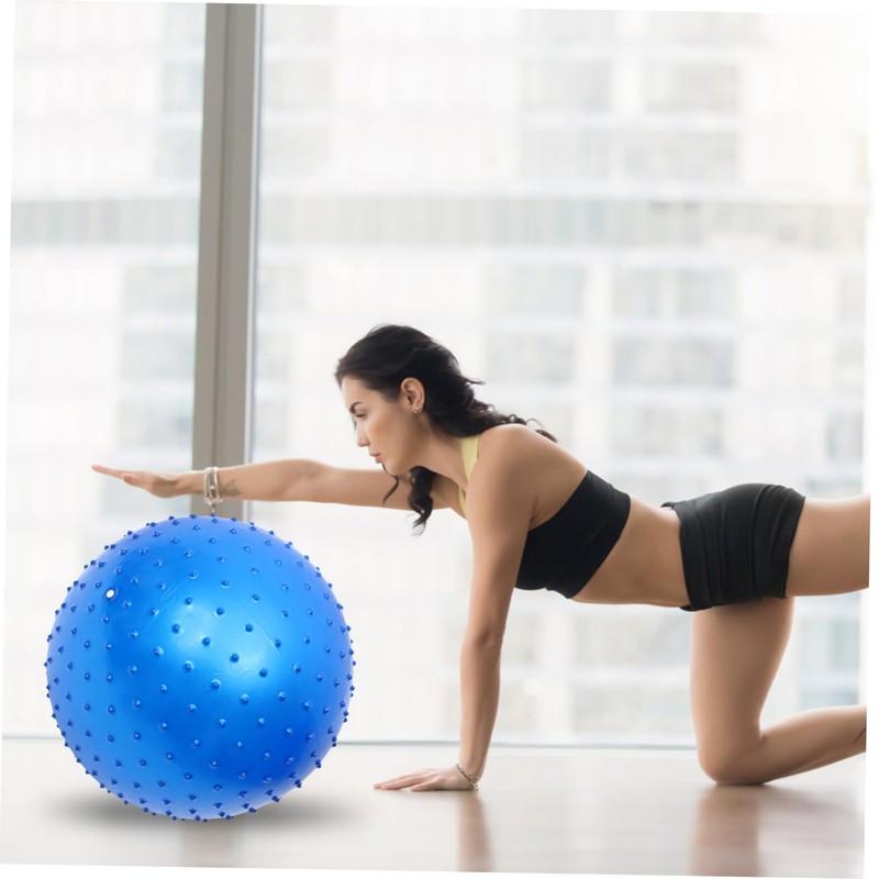 SUPVOX Multi Use Spiky Yoga Ball Exercise and for Pregnant