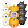 Spa Life Mascarilla de Halloween animada con diseño de calabaza,