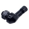 Felgenfactory 2x Motorcycle Aluminium Angle Valve Black 8.3 mm Valves