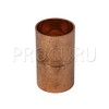 PROCURU 1-Pack 1-1/2 Inch Copper Coupling with Stop (Roll or