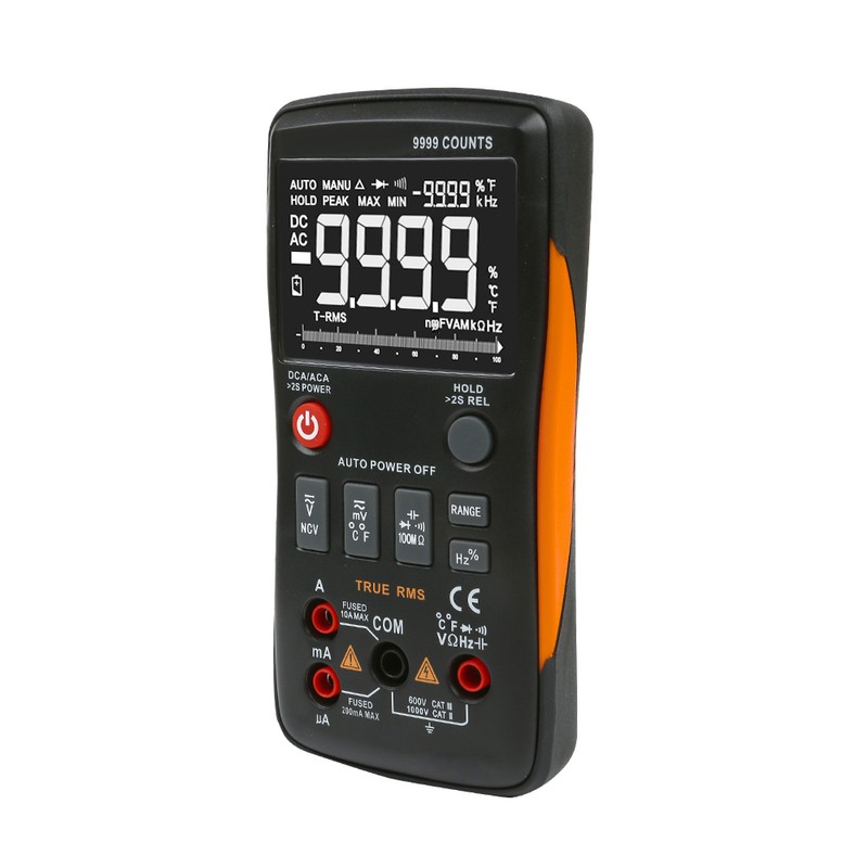ANENG Q1 True RMS Digital Multimeter Button 9999 Counts With