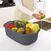 Goderewild Multi-Purpose Plastic Cleaning Caddy with Handle, Shower Caddy Organizer/Storage